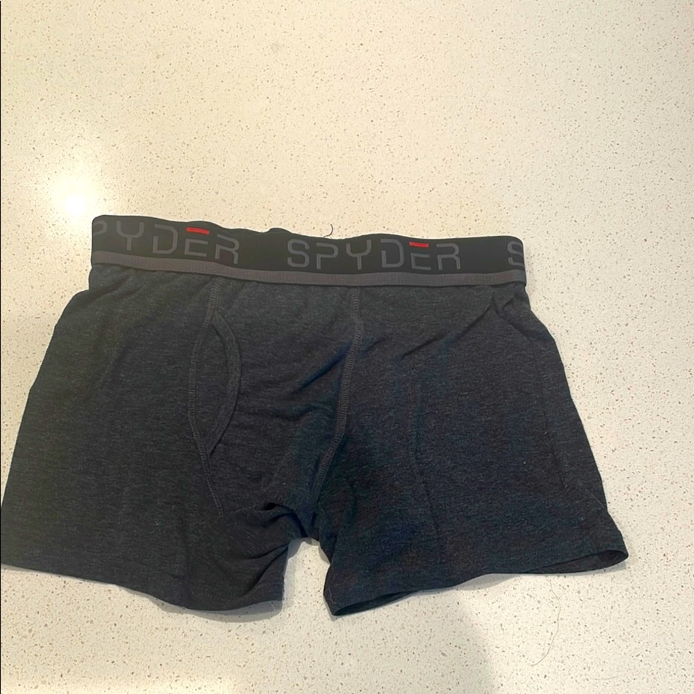 Spyder Black Boxer Briefs